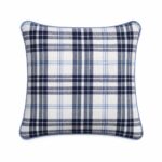 Poszewka w kratę Blue Plaid – 45 × 45 cm