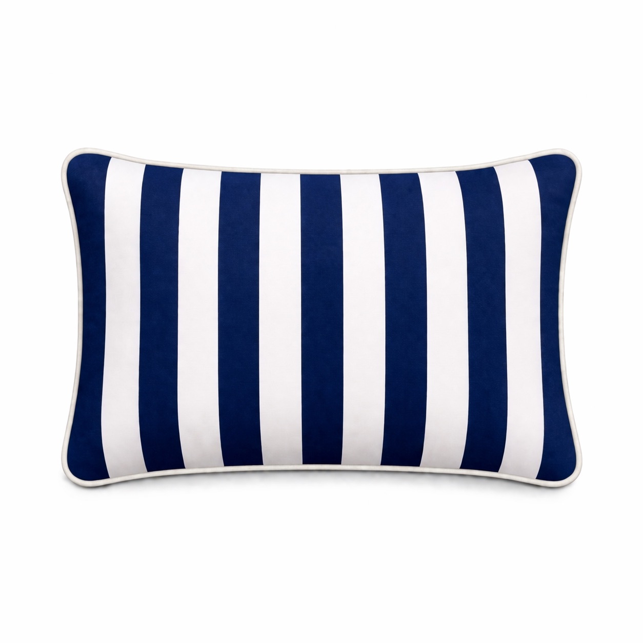 Poszewka Dandy Navy Blue kwadrat 40x60 zdjęcie główne Poszewka w granatowe pasy Dandy Navy Blue – 40×60 cm - obrazek 1