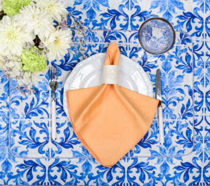 Podkładki dwustronne Majolica Blue & Dandy Blue