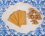 Niebieski obrus w śródziemnomorski wzór Majolica Blue - obrazek 8
