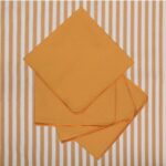 Żółte haftowane serwetki Sotto Voce Saffron
