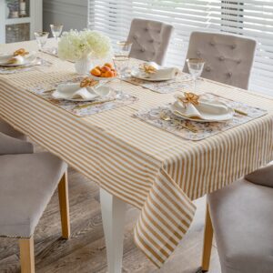 Obrus w pasy Dandy Yellow
