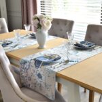 Chlebaczek z motywem kwiatowym Blossom Blue & Stripes - obrazek 10