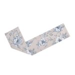 Bieżnik z motywem kwiatowym Blossom Blue – 50 × 150 cm - obrazek 3