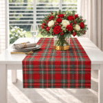 Bieżnik w szkocką kratę Red Tartan