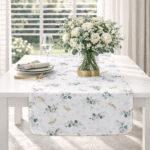 Bieżnik świąteczny z motywem eukaliptusa Very Jolly – 50 × 150 cm