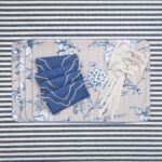 Chlebaczek z motywem kwiatowym Blossom Blue & Stripes - obrazek 7