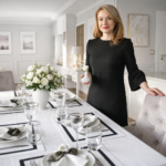 Obrus z czarną tasiemką Atelier Noir - obrazek 5