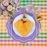 Bieżnik w drobną kratę Rainbow Gingham – 50 × 150 cm - obrazek 5