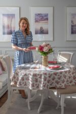 Obrus bawełniany w drobne różyczki Rose Garden - obrazek 5